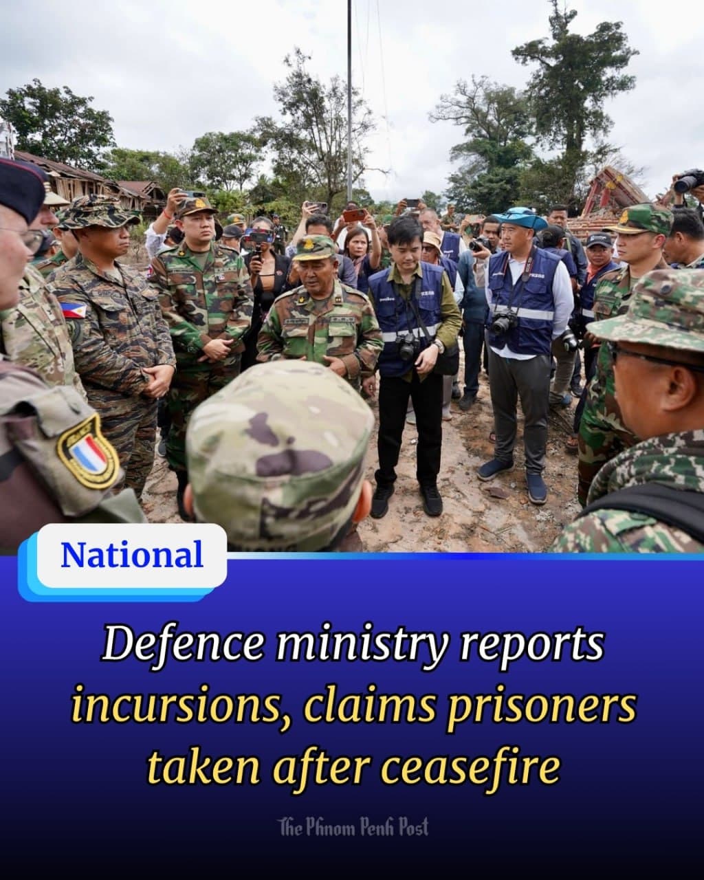 Defence ministry reports incursions, claims prisoners taken after ceasefire